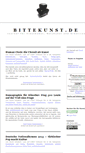 Mobile Screenshot of bittekunst.de