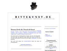 Tablet Screenshot of bittekunst.de